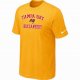 Tampa Bay Buccaneers T-shirts yellow