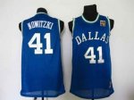 Basketball Jerseys Dallas Mavericks #41 Dirk Nowitzki m&n blue[2
