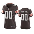 Women's Cleveland Browns Custom Brown 2020 Game Jersey