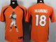 nike youth nfl denver broncos #18 manning orange jerseys [portra