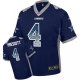 Youth Nike Dallas Cowboys #4 Dak Prescott Blue Drift Fashion NFL Jerseys