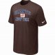New York Giants T-shirts brown