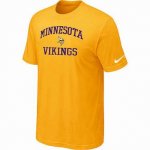 Minnesota Vikings T-shirts yellow