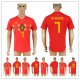 2018 Belgium Home Red Soccer Jersey Short Sleeves