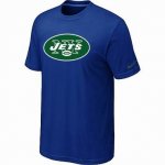 New York Jets sideline legend authentic logo dri-fit T-shirt blu