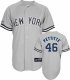 Baseball Jerseys new york yankees #46 pettitte grey(2009 logo)