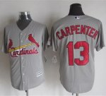 mlb jerseys st.louis cardinals #13 Carpenter Grey New Cool Base