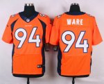 nike denver broncos #94 ware orange elite jerseys