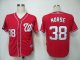 Baseball Jerseys washington nationals #38 morse red(cool base)