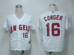 Baseball Jerseys los angeles angels #16 conger white cool base