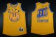 nba golden state warriors #11 klay thompson gold throwback hot printed jerseys