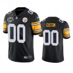 Pittsburgh Steelers Custom Black Super Bowl XLIII Patch Jersey