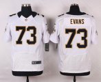 nike new orleans saints #73 evans white elite jerseys