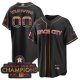 Houston Astros 2022 Champions Black Space City Mexico Cool Base Stitched Jerseys