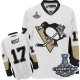 Men Pittsburgh Penguins #17 Bryan Rust White 2017 Stanley Cup Finals Champions Stitched NHL Jersey