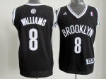 nba new jersey nets #8 williams fullblack jerseys