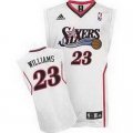 nba philadelphia 76ers #23 williams white cheap jerseys