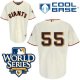 youth Baseball Jerseys 2010 world series patch giants #55 lincec