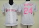women Baseball Jerseys seattle mariners #24 griffey white[pink n