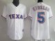 Baseball Jerseys texans rangers #5 kinsler white