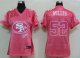 nike women nfl san francisco 49ers #52 willis pink [2012 fem fan