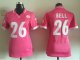 2015 Nike women pittsburgh steelers #26 bell pink jerseys