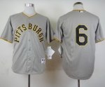 mib jerseys Pittsburgh Pirates #6 Starling Marte Grey 1953 Turn