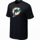 Miami Dolphins sideline legend authentic logo dri-fit T-shirt bl