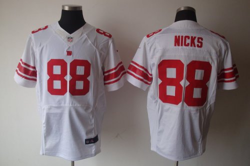 nike nfl new york giants #88 nicks elite white jerseys
