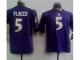 nike youth nfl baltimore ravens #5 flacco purple jerseys