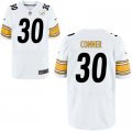 Men's NFL Pittsburgh Steelers #30 James Conner Nike White 2017 Draft Pick Elite Jersey