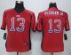 Women NFL New York Giants #13 Odell Beckham Jr Nike Red Drift Fashion Jerseys
