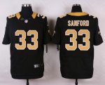 nike new orleans saints #33 sanford black elite jerseys