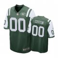 New York Jets #00 Custom Green Nike Game Jersey - Men's