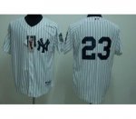 New York Yankees #23 Mattingly 2009 world series patchs white