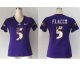 nike women nfl baltimore ravens #5 joe flacco purple [sequins fa