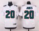 nike miami dolphins #20 jones white elite jerseys