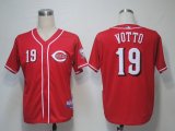 Men's MLB Cincinnati Reds #19 Joey Votto Red Cool Base Jerseys