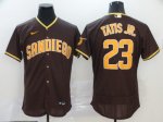 Men's San Diego Padres #23 Fernando Tatis Jr. Brown 2020 Stitched Baseball Jersey