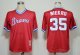 mlb atlanta braves #35 phil niekro m&n red 1980 jerseys