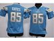 nike youth nfl san diego chargers #85 gates lt.blue jerseys