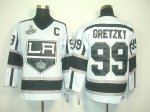 nhl los angeles kings #99 gretzky white and black jerseys [2012