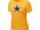 Women Dallas cowboys Yellow T-Shirts