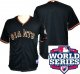 2012 world series mlb san francisco giants balnk black jerseys