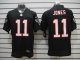 nike nfl atlanta falcons #11 jones elite black jerseys