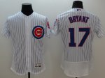 mlb chicago cubs #17 kris bryant majestic white flexbase authentic collection jerseys