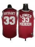 NBA College Jerseys Lower Merion High School #33 Kobe Bryant red