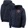 Football Chicago Bears G III Sports By Carl Banks Discovery Sherpa Full Zip Jacket Heathered Navy