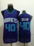 nba Charlotte Hornets #40 zeller purple jerseys [revolution 30]