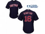 Men MLB Boston Red Sox #16 Andrew Benintendi Majestic Blue Cool Base Jerseys